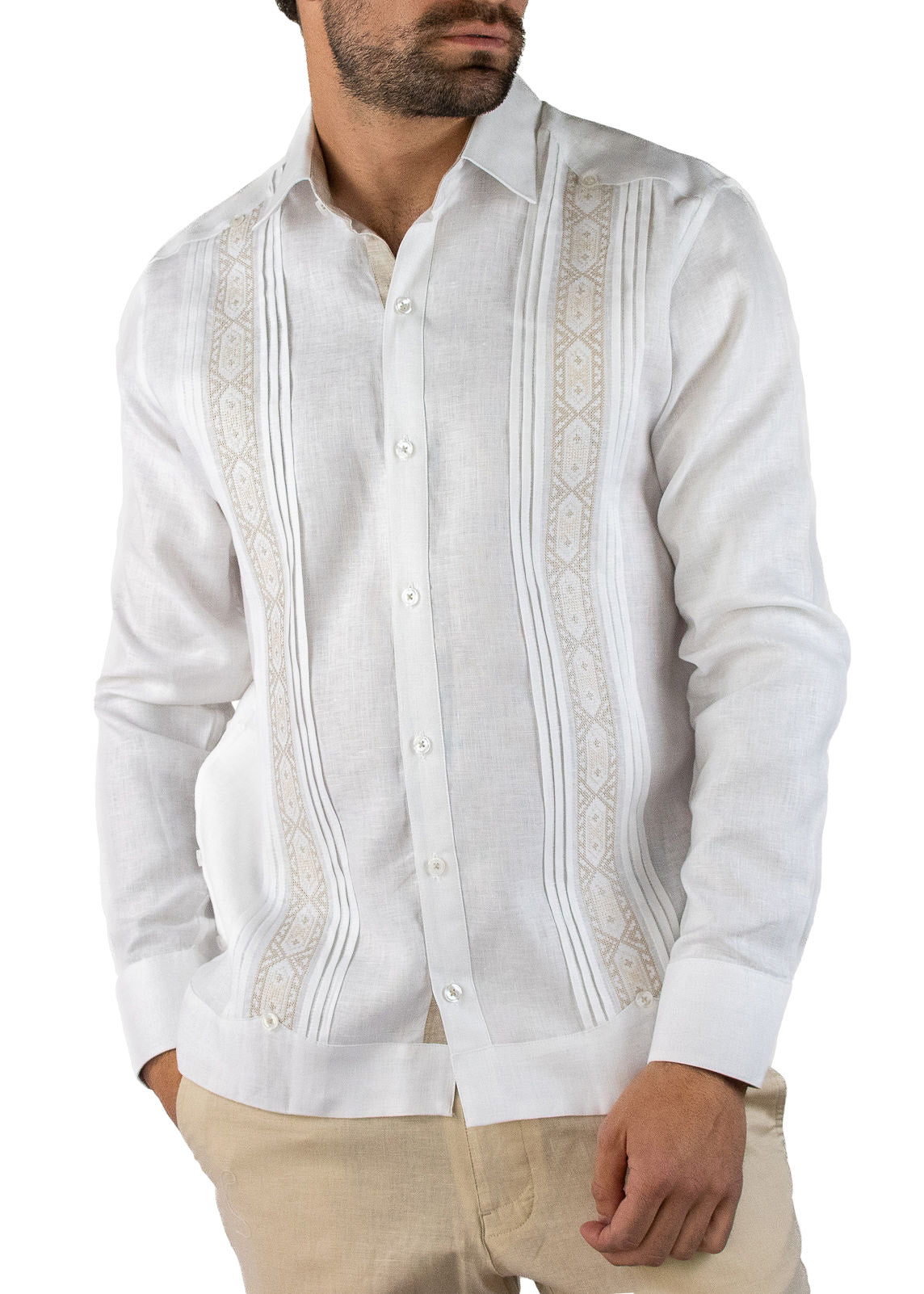 Guayabera Toledo Blanca