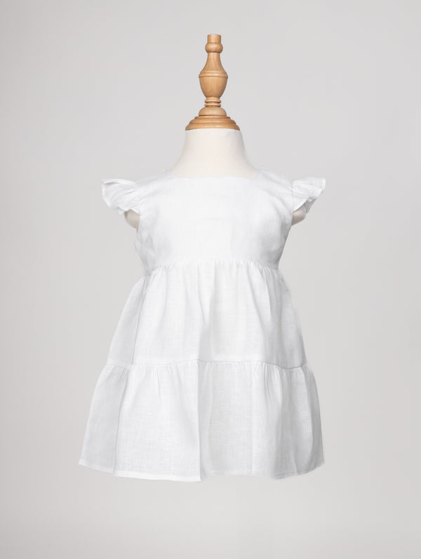 Vestido Bebé Creta Blanco