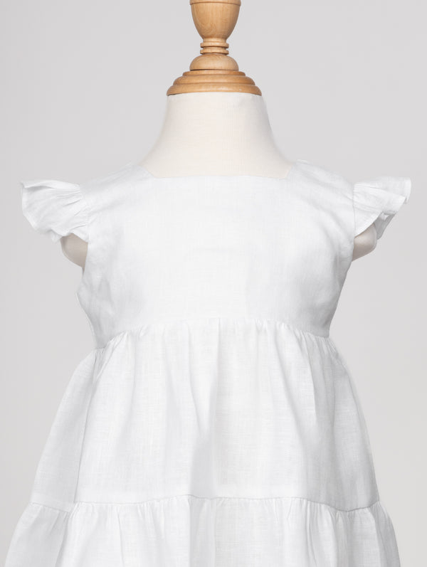 Vestido Bebé Creta Blanco