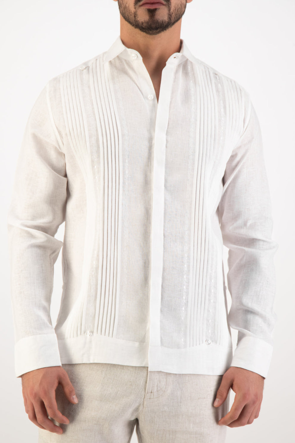 Guayabera Andorra Blanca