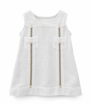 Vestido bebé guayabera Cádiz modelo Bilbao