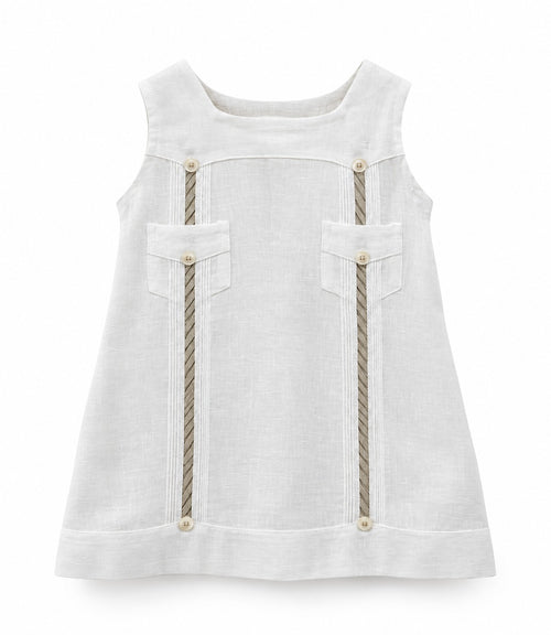Vestido bebé guayabera Cádiz modelo Bilbao