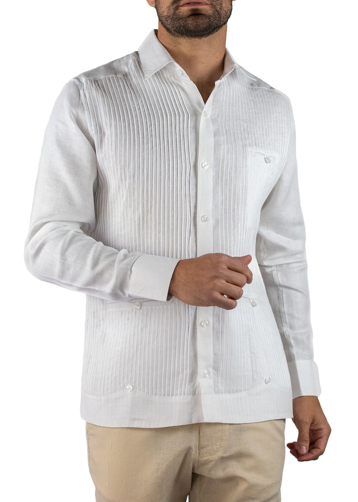 Guayabera Presidencial Blanca