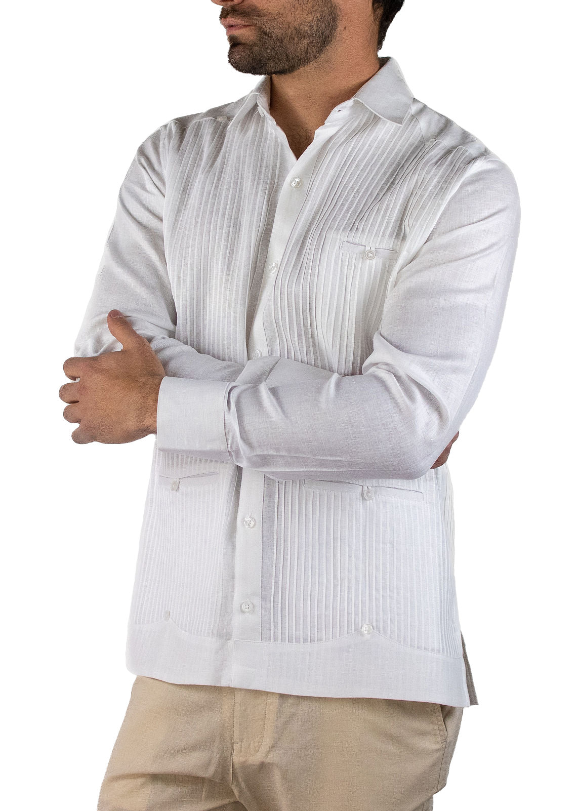 Guayabera Presidencial Blanca