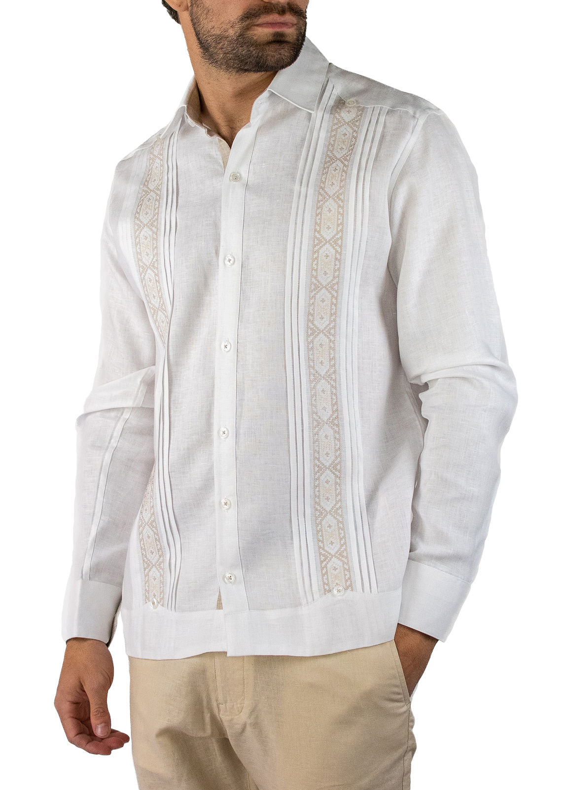 Guayabera Toledo Blanca